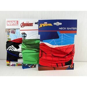 3 Marvel Spider-man Avengers Concept One Accessories Neck Gaiters NEW